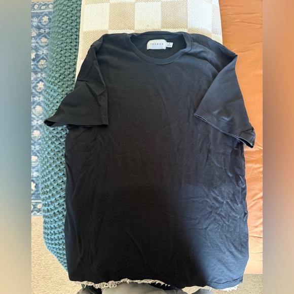 Topman Black T-Shirt - Picture 1 of 2